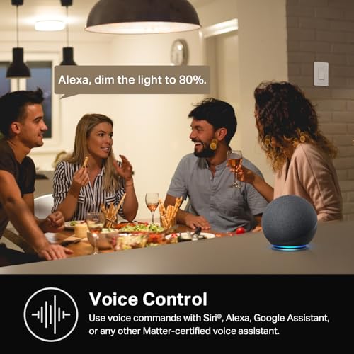 Kasa Smart Dimmer Switch HS220, Single Pole, Needs Neutral Wire, 2.4GHz Wi-Fi Light Switch Works with Alexa and Google Home, UL Certified, No Hub Required, 1 Pack - Image 4