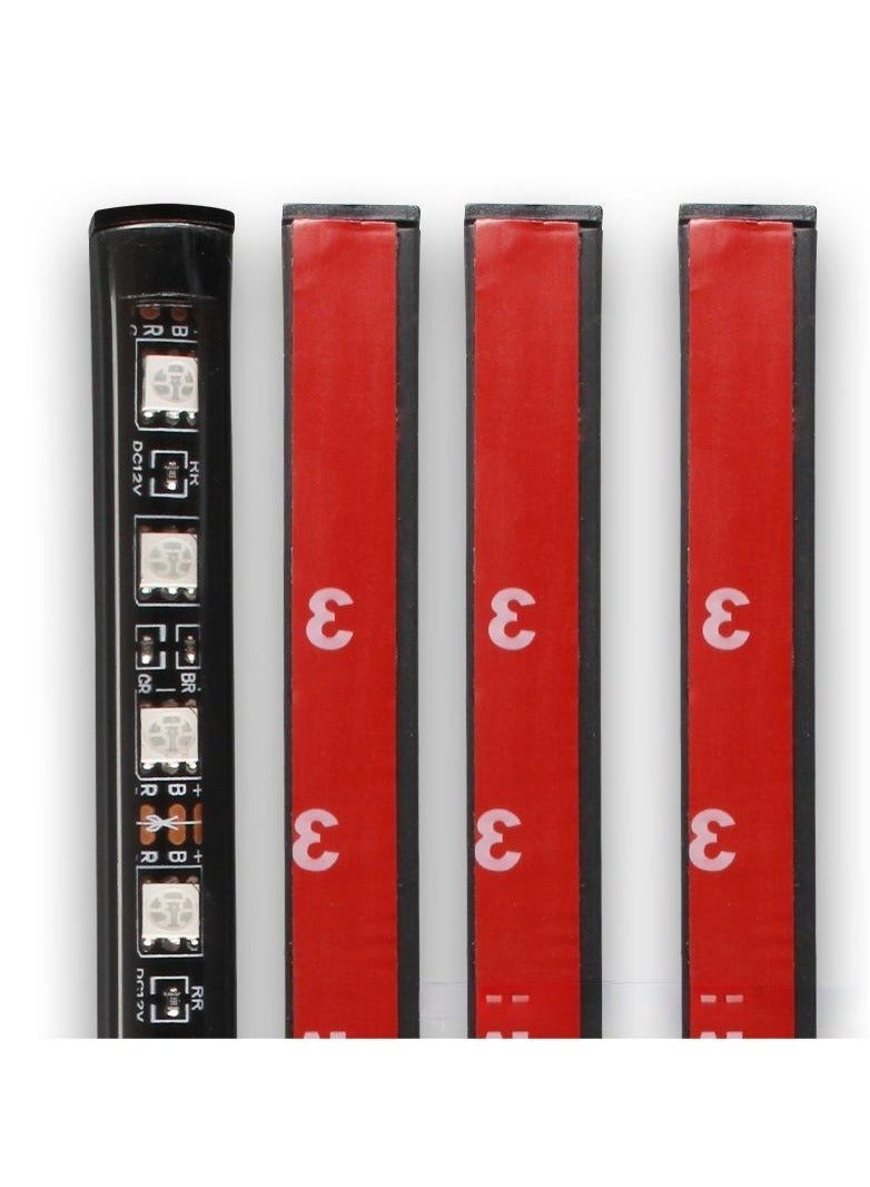 MUNTAQI Automotive LED Interior Ambience Light Strip Kit - Image 4