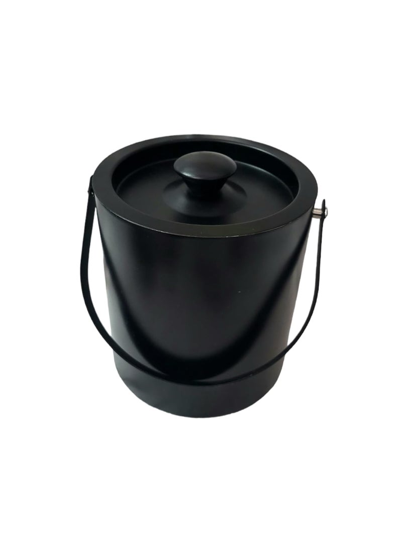 Proniks Proniks Barware Kit with Ice Bucket 1LIce TongPeg Measure and Opener for All Kind of Cocktail Parties and Drinking for HomeBarRestaurantParties and for Travelling Black Color  - Image 2