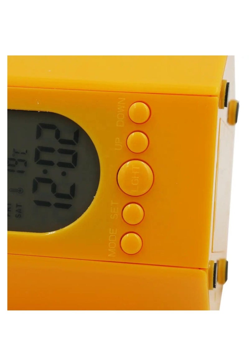 Generic - Pencil Head Pen Holder with LED Digital Alarm Clock Multifunction Pencil Table Clock with Temperature Calendar for Desk - Image 1