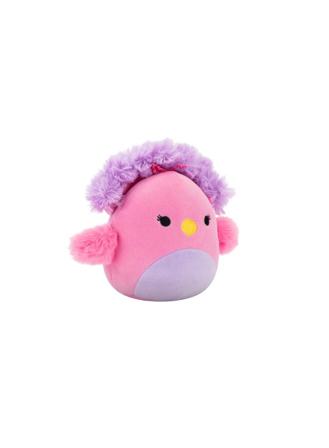 Squishmallows SQCR - Little Plush (5" Squishmallows) (Sweetpea - Pink and Purple Peacock) - Image 5