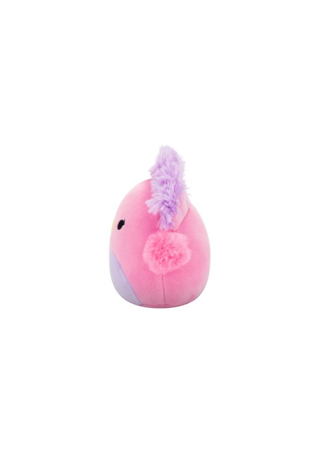 Squishmallows SQCR - Little Plush (5" Squishmallows) (Sweetpea - Pink and Purple Peacock) - Image 3