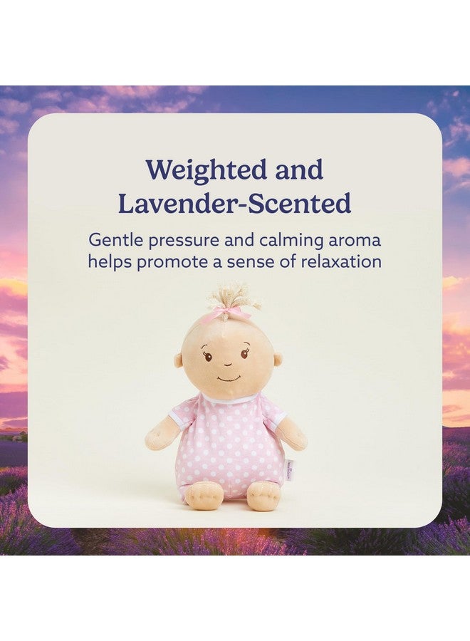 warmies Microwavable & Weighted Stuffed Animals, Baby Girl Lighter Skin - Heated Stuffed Animal Plushie for Warmth & Comfort - Soft Plush Toys for Adults & Children (Boys, Girls, Babies & Toddlers) - Image 3