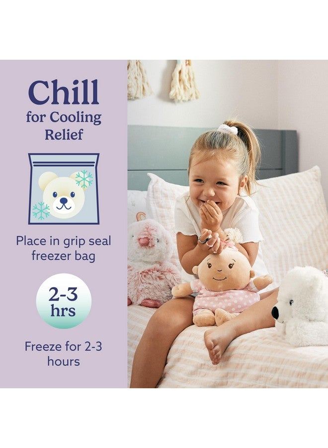 warmies Microwavable & Weighted Stuffed Animals, Baby Girl Lighter Skin - Heated Stuffed Animal Plushie for Warmth & Comfort - Soft Plush Toys for Adults & Children (Boys, Girls, Babies & Toddlers) - Image 5