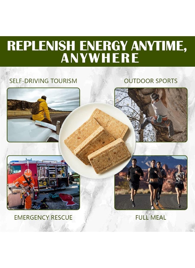 BDH BDH Emergency Food Ration Bars, Pepper Flavor Survival Tabs Supply for Outdoor Camping Emergency Snowstorm Earthquake Disaster Preparedness Kit With Long Shelf Life  - Image 5