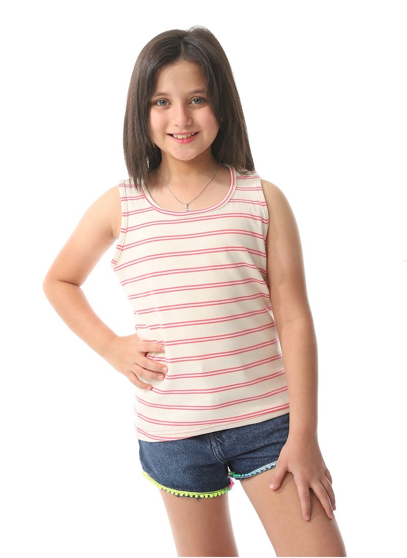 Caesar girls stripped tank top  - Image 1