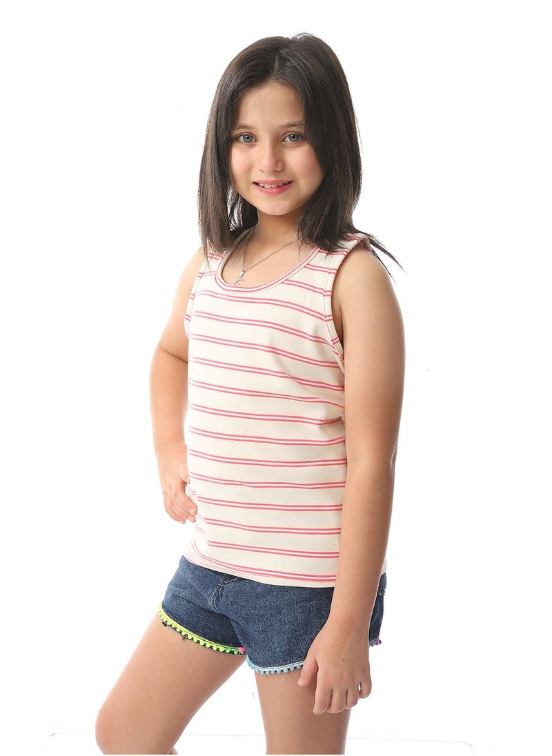 Caesar girls stripped tank top  - Image 2