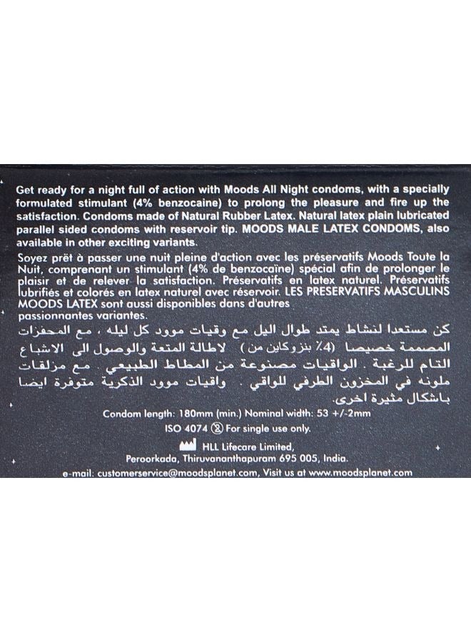 Moods All Night Condoms 3 Pieces - Image 5