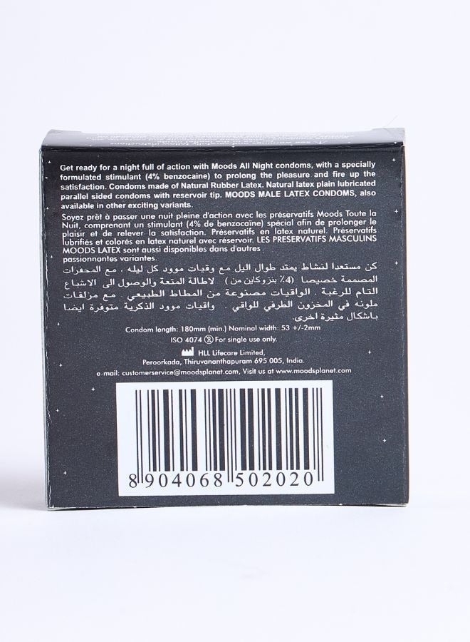 Moods All Night Condoms 3 Pieces - Image 4