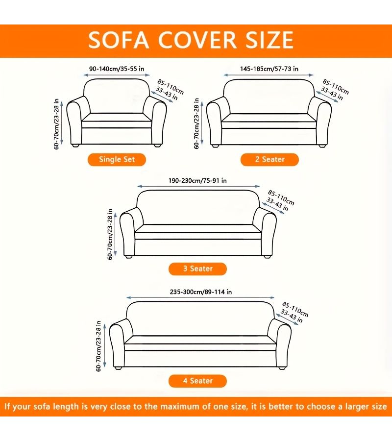 Navy Blue Stretchable Solid Color Elastic Polyester Fiber Sofa Cover Single Set Home Protection Furniture Cover For Living Room All Seasons - Image 3