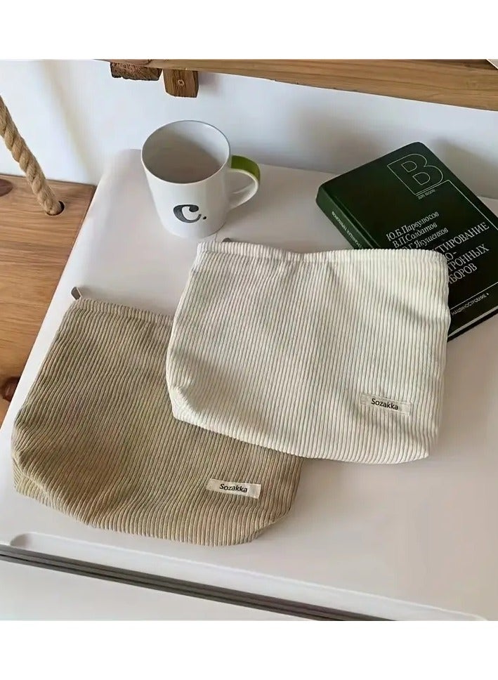 ORiTi حقيبة مكياج أنيقة وواسعة للسفر مع سحاب - مثالية لأساسيات التجميل أثناء التنقل - Image 5