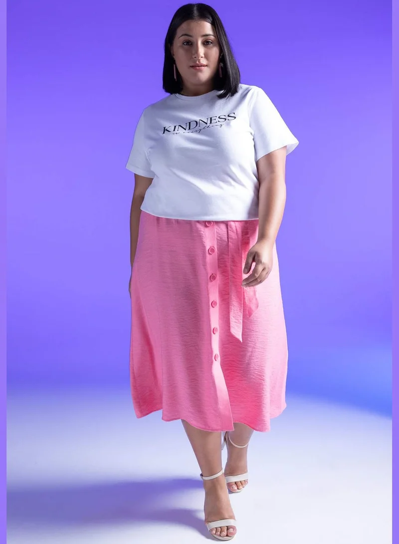 DeFacto Regular Fit Short Sleeve Slogan Print T-Shirt