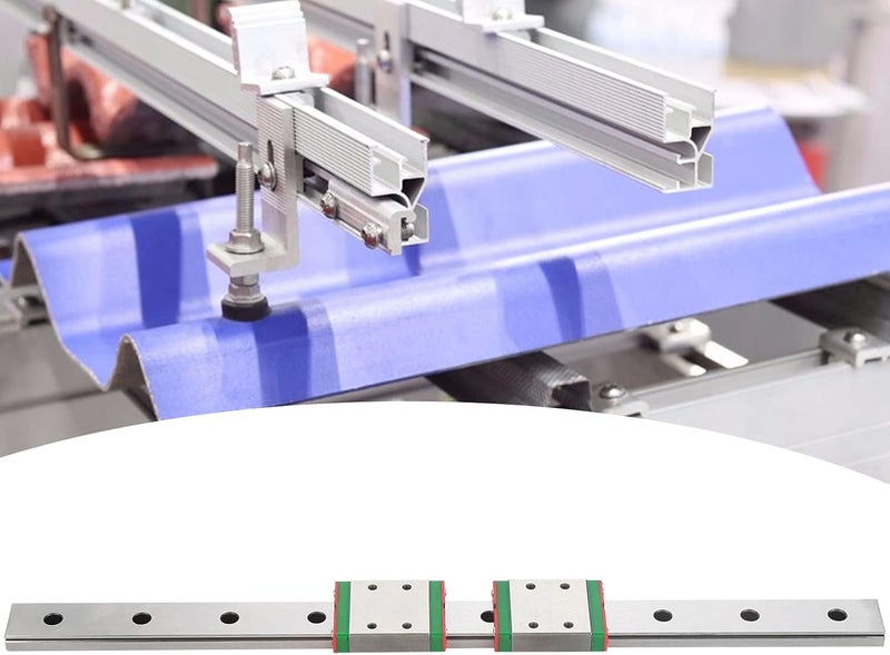 MGW9C - 300-2R Stainless Steel Linear Guide Rail | High - Rigidity Slider for Exercise Equipment/Industrial Robots | Miniature Widening Design, HRC59.5 Hardness, 2 Sliders - Image 3
