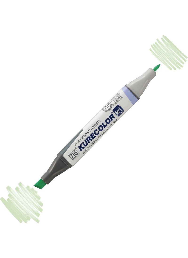 Zig Kurecolor KC3000 Twin S Marker Pen 520 Green Shadow  - Image 1