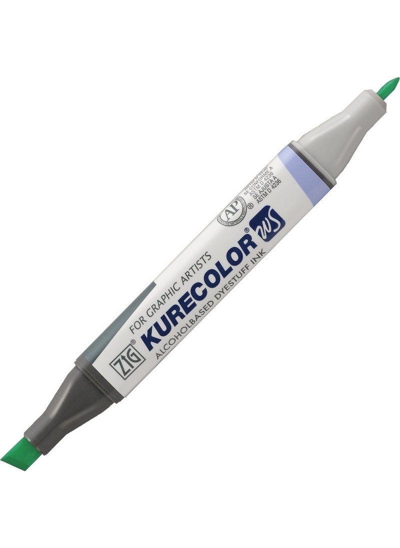 Zig Kurecolor KC3000 Twin S Marker Pen 520 Green Shadow  - Image 2