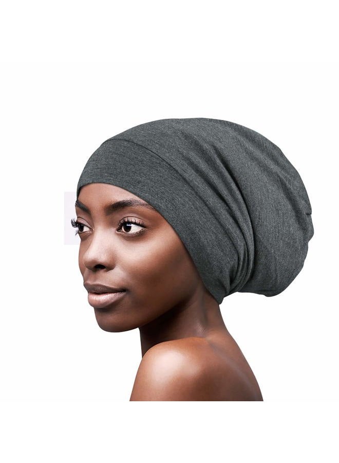 FocusCare Satin Lined Beanie for Curly Hair Women Sleeping - Image 5