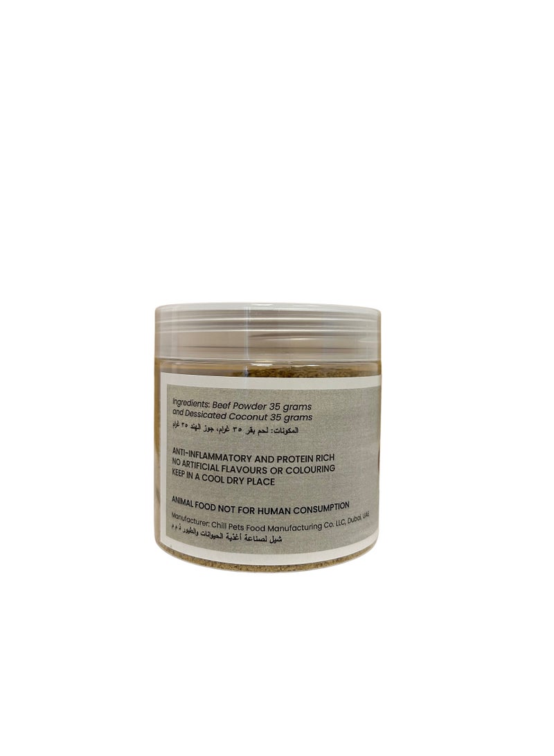 Chill Dogs Chill Pets Beef Food Topper Jar 70gm - Image 2
