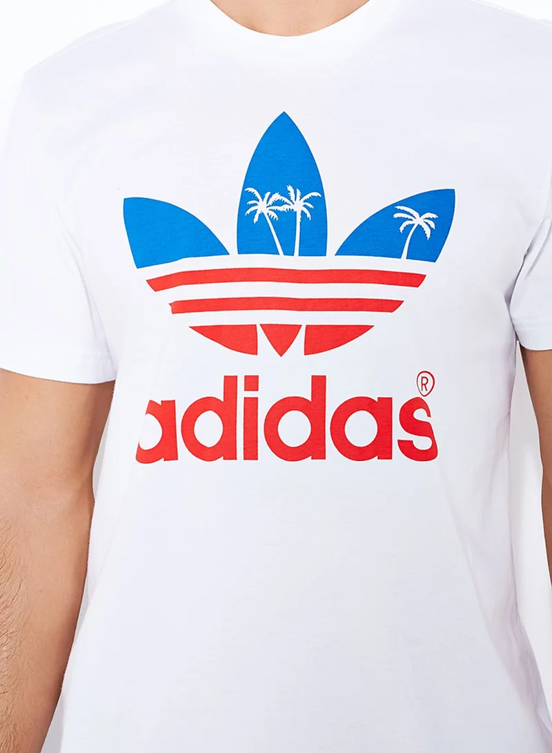 adidas Originals Trefoil Palm Tree T-Shirt
