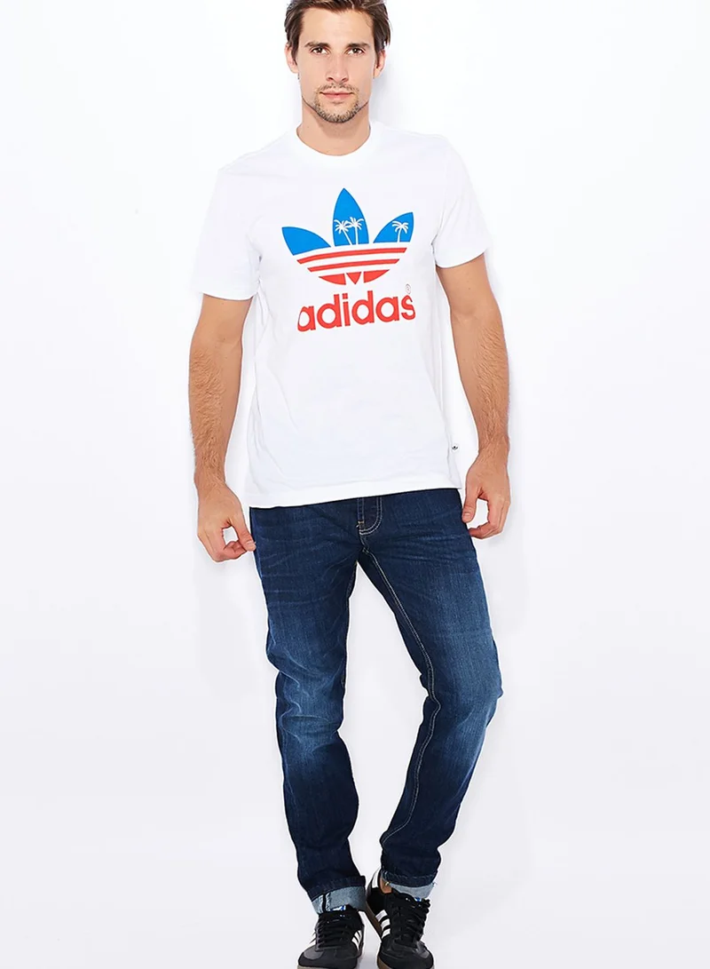 adidas Originals Trefoil Palm Tree T-Shirt