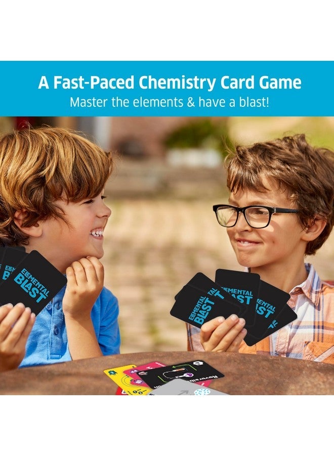تشاك أند تشاكلز لعبة بطاقة الطباشير والضحكات - لعبة الجدول الدوري للانفجار الأولي للأطفال من سن 10 إلى 15 عاما ، لعبة عائلية ممتعة ، لعبة التعلم والجذع ، هدية تعليمية للأولاد والبنات 8 ، 9 ، 10 ، 11 ، 12 سنة فما فوق - Image 2