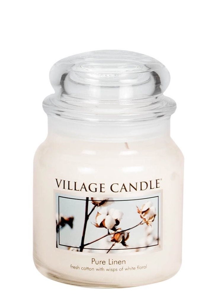 Village Candle - Village Candle Pure Linen Fresh Cotton Medium - Image 1