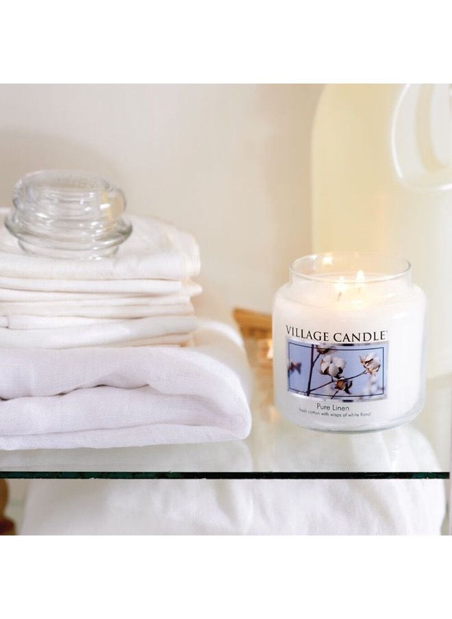 Village Candle - Village Candle Pure Linen Fresh Cotton Medium - Image 1