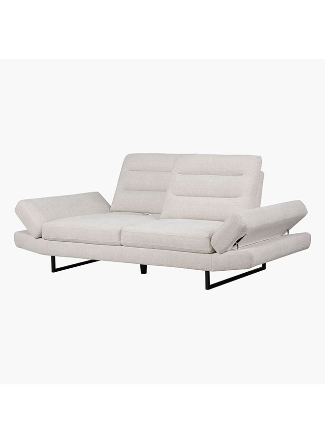 Home Box Brazil 2-Seater XL Fabric Sofa With Adjustable Headrest 106 x 97 x 192 cm - Image 3