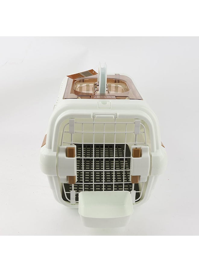 Milano Pet Airbox Carrier – Durable, Lightweight Pet Travel Carrier for Small Dogs & Cats, Comfortable & Secure with Adjustable Straps, Perfect for Air Travel & Outdoor Adventures Small  L32XW49XH30Cm - Image 1