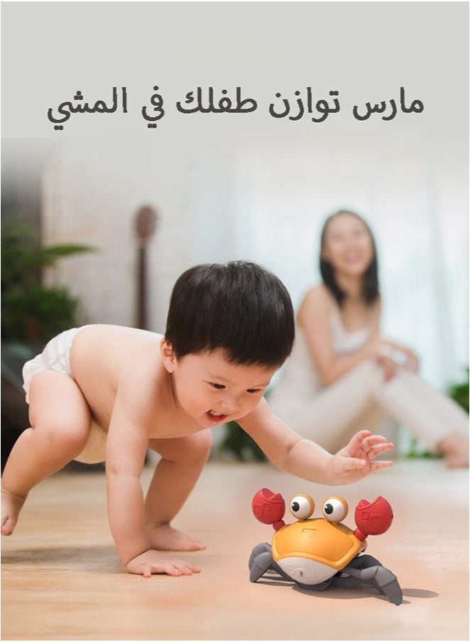 Automatic Sensing Escaping Crab | Electric Crawling Toy for Kids' Walking Practice and Baby Gift  - Image 2