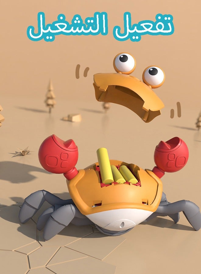 Automatic Sensing Escaping Crab | Electric Crawling Toy for Kids' Walking Practice and Baby Gift  - Image 5