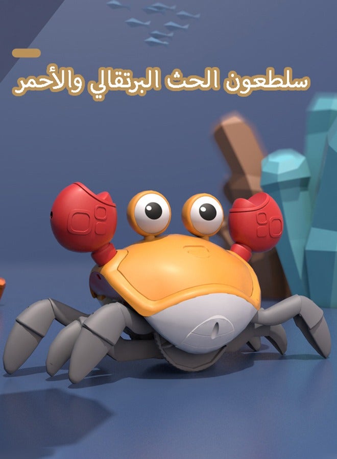 Automatic Sensing Escaping Crab | Electric Crawling Toy for Kids' Walking Practice and Baby Gift  - Image 1