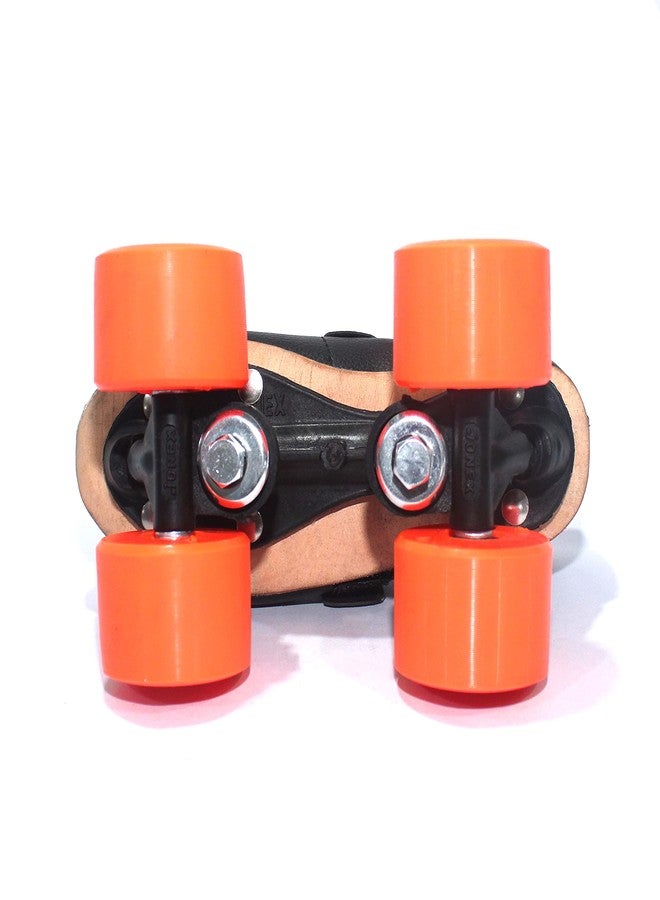 Jonex JJ Jonex Shoe Skates, Shoe Skates for Kids, Fix Body Shoe Skates (4 UK/Ind, Black- Gold) - Image 3