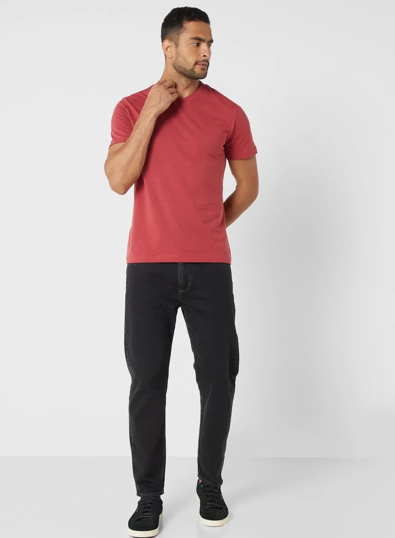 Mango Man Essential V-Neck T-Shirt