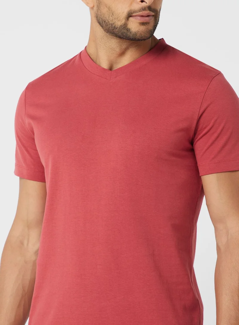 Mango Man Essential V-Neck T-Shirt
