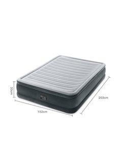 Built-in Electric Pump Double-layer Enlarged Wire-pulling Air Bed Flocking Air Mattress 152x203x33 cm - pzsku/Z837A80ED06FC601A8FC6Z/45/_/1672195325/f9f3f01d-0628-4513-a326-64601eccaaaf