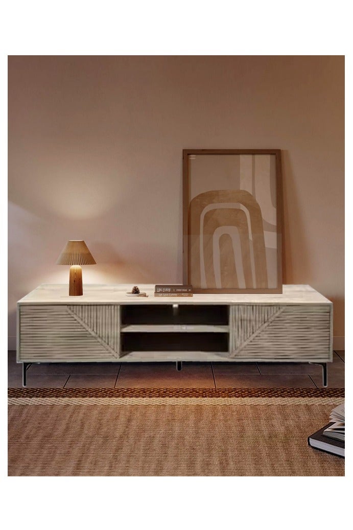 Living Modern Wooden Plasma Table, With Shelf 180*40*48 CM - Image 5