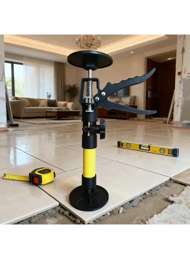 2PCS Yellow Alloy Telescopic Support Rod Adjustable Cabinet Construction Maintenance Arm - Image 2