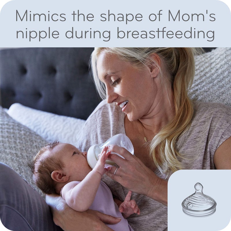 NUK Simply Natural Baby Bottle with SafeTemp - Image 3