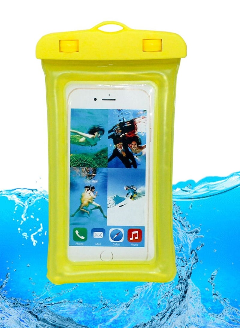 QUTOOB Waterproof Phone Pouch with Lanyard, Dustproof Dry Bag, Floating Water Bag For Mobiles, Perfect For Swimming, Underwater Enjoyment, Beach, Pools, Keeps Your Mobile Safe and Floating  - Image 4