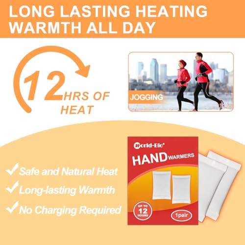 Blobuste Hot Hand Warmers Disposable - Up to 12 Hours of Heat, Air Activated Heat Packs for Hands, Hot Packs for Hands, Hot Warmers, Natural Odorless Instant Warmer Winter Warmers, 5 Pair Value Pack - Image 2