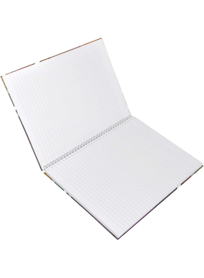 FIS LIGHT Pack of 5  Spiral Hard Cover Note Book Single Line, A4 100 Sheets -LINBHSA41603 - Image 3