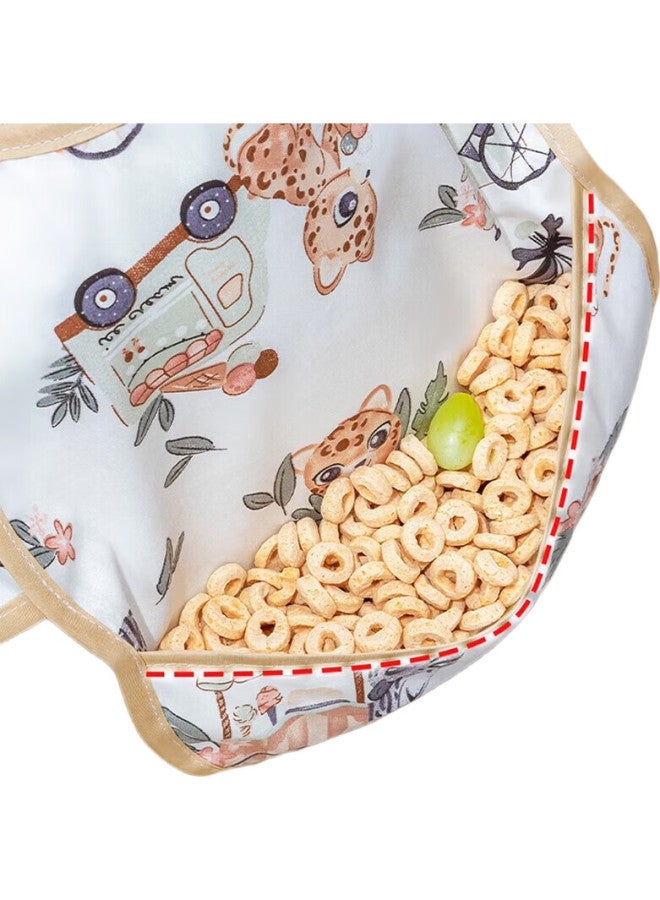 Doctor Ma Dr. Ma Bib Apron, Baby Eating Bib, Children'S Smock, Infant Bib, Splash-Proof, Waterproof, Reverse-Wear, Drool Bib, 2-Pack - Image 3