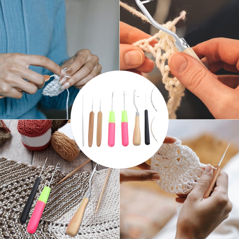 2 Sets Weaving Tool Crochet Knitting Crochet Weaving Tool - Image 3