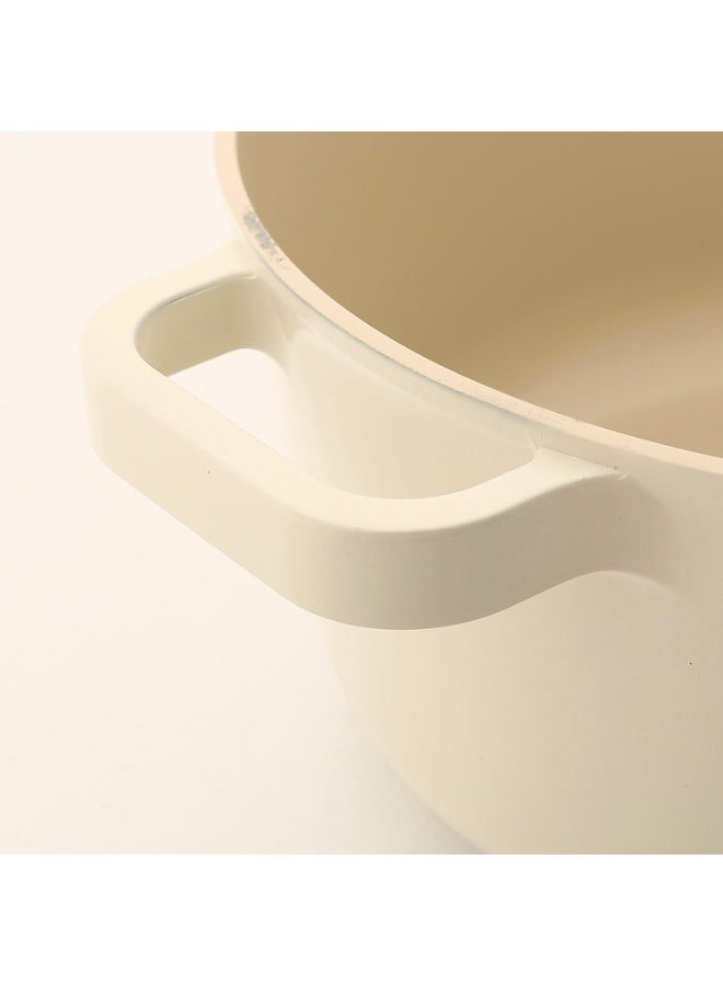 Alma Ceramic Pot 20 - color Beige - Non Toxic , PTFE & PFOA FREE - Image 5