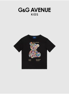 G&G AVENUE Kids T Shirts  Short Sleeve Striped T-Shirt Cotton  Tees for Boys or Girls Size 3-12 Years  - Image 2