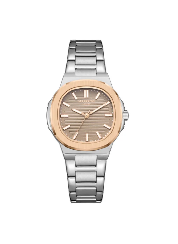لي كوبر Lee Cooper LC08017.560 Women's Analog Display Watch & Mesh Strap Silver