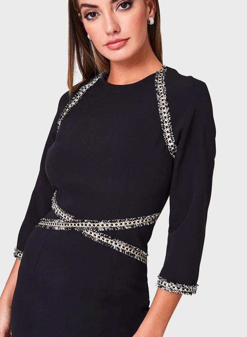 Paper Dolls Lace Trim Dress