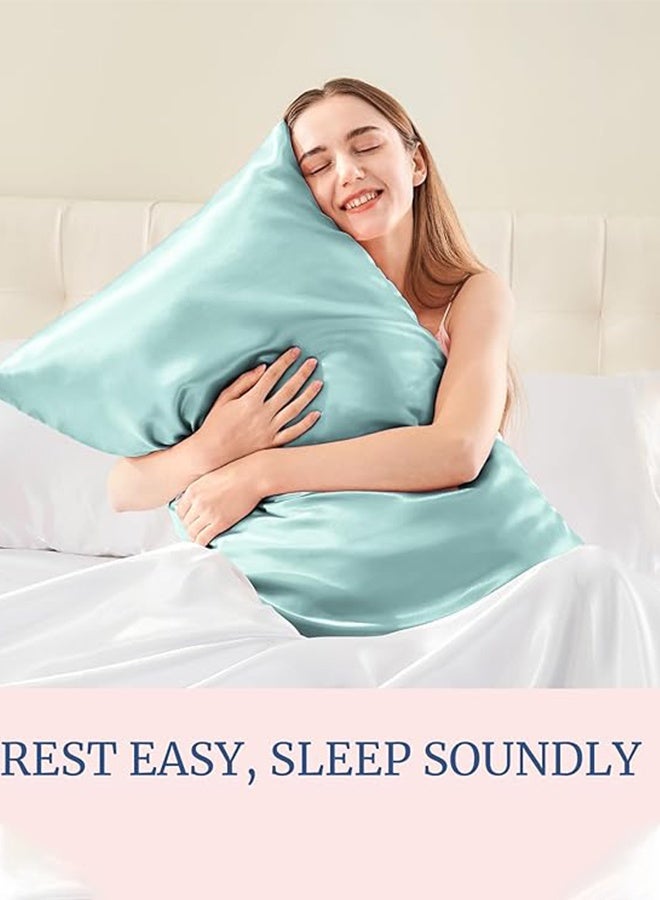 2 قطعة من مجموعة التوت الطبيعي حقيبة وسادة من الحرير زخرفية فاخرة 6 أ زخرفية غطاء وسادة غطاء صلب نمط حقيبة وسادة نقية فاخرة (أرجواني + أخضر) - Image 3