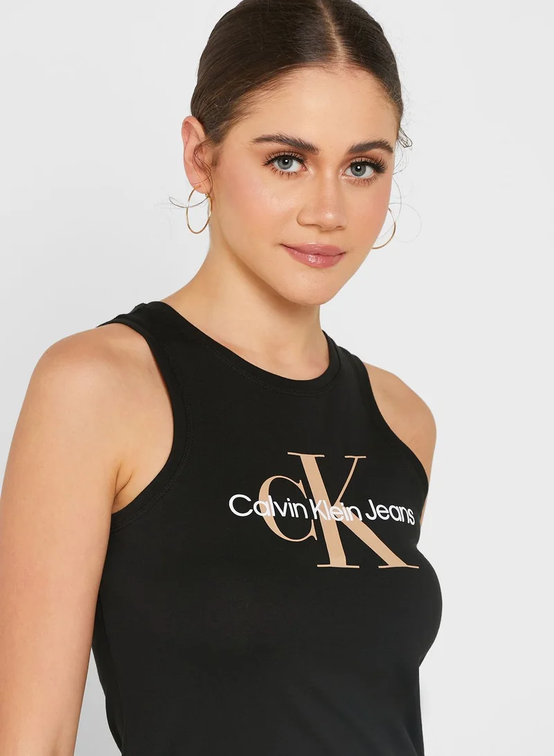 Calvin Klein Jeans Logo Bodycon Dress