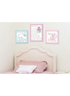 Stupell Industries Stupell Home Décor Love No Matter What' Pink Hearts Wall Plaque Art, 12 X 0.5 X 12, Proudly Made In Usa  - Image 2